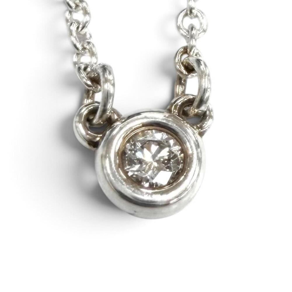 TIFFANY & CO. Silver Diamond Necklace